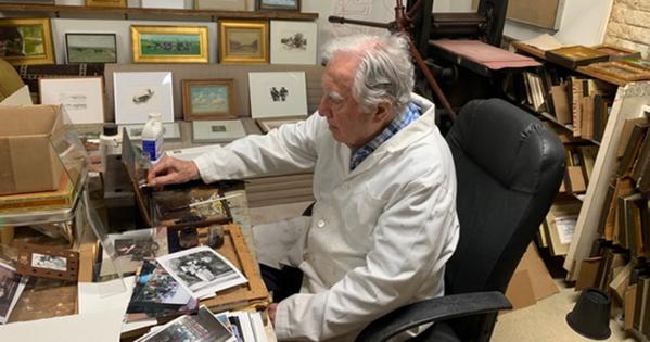 Jack Boul in his studio