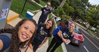 Food Matters team, front to back:  Jessica Yamamoto, Caroline Krekorian, Brooke Wayne, Matthew Bond