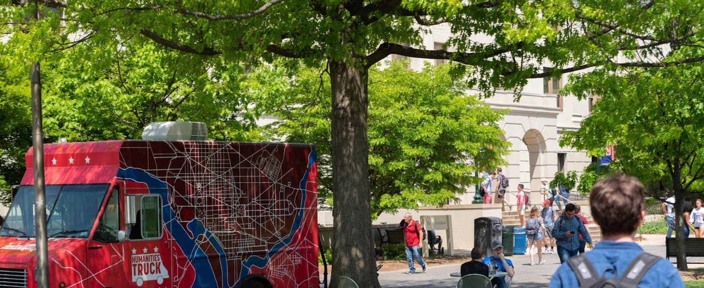 Humanities Lab on the quad.