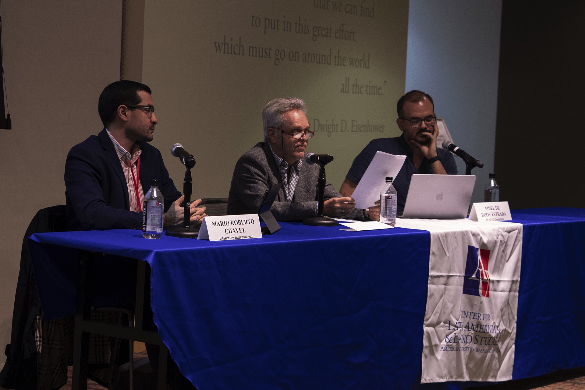 Vidas Sitiadas researchers at the panel event.