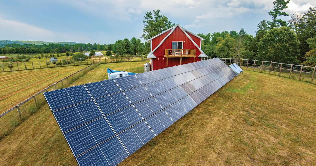 Airlie Barn and Solar Panels