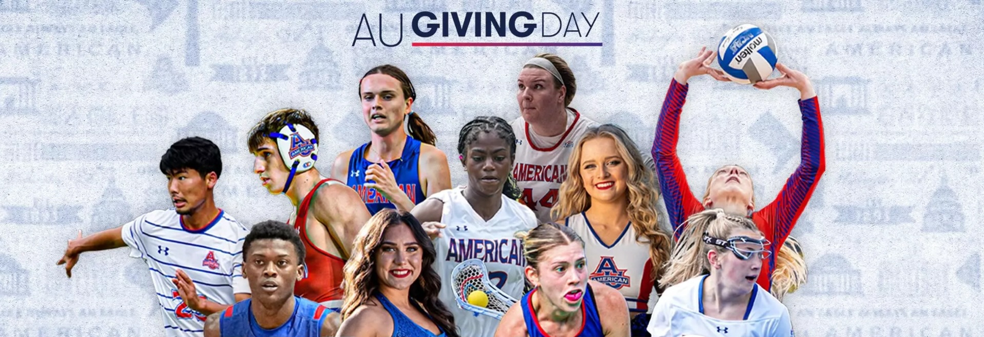 A "thank you" collage of AU athletes.