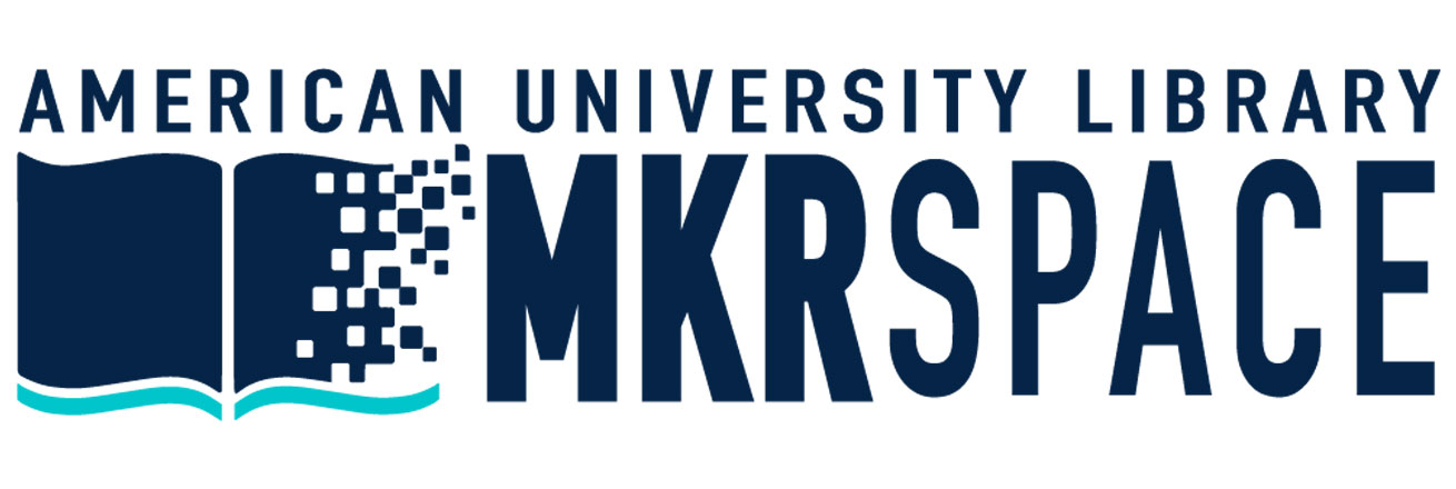 American University Library Makerspace logo