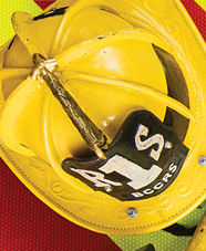 firefighter's helmet