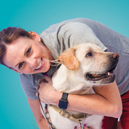 Megan Gebbia and her dog, Livy