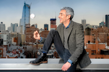 Adam Ritter with New York City skyline