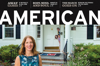 July 2017 cover of American magazine with President Sylvia Burwell