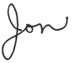 Jon Alger signature