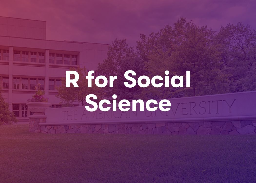 R for Social Science