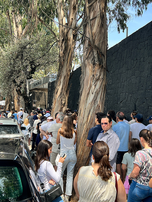 Voters in Mexico waited in line to cast ballots in the general election on June 2, 2024. 