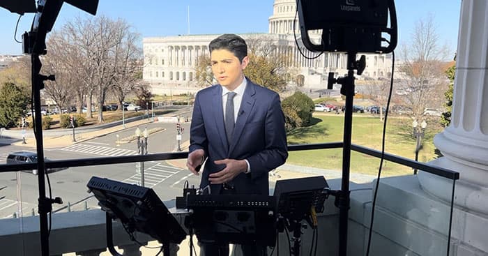 Gabe Ferris reporting from capitol hill 