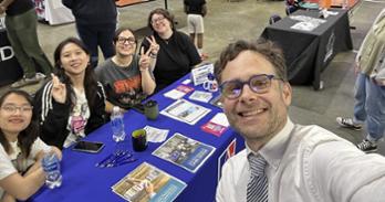 Kayla Andreoli, Yifei Wang, Lara Naomi, Kristen Marcinek, and Ben Stokes at MET Fest