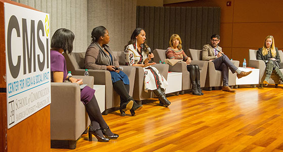 Center for Media and Social Impact conference panelists