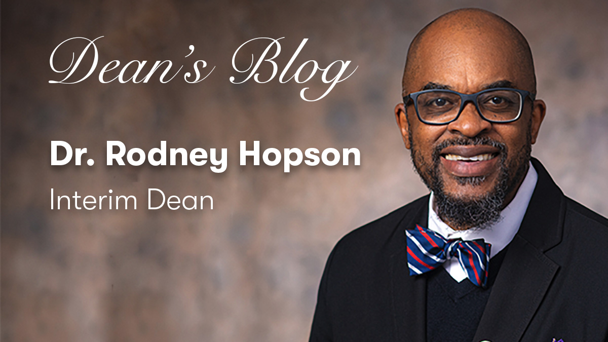 Dean Rodney Hopson's Blog