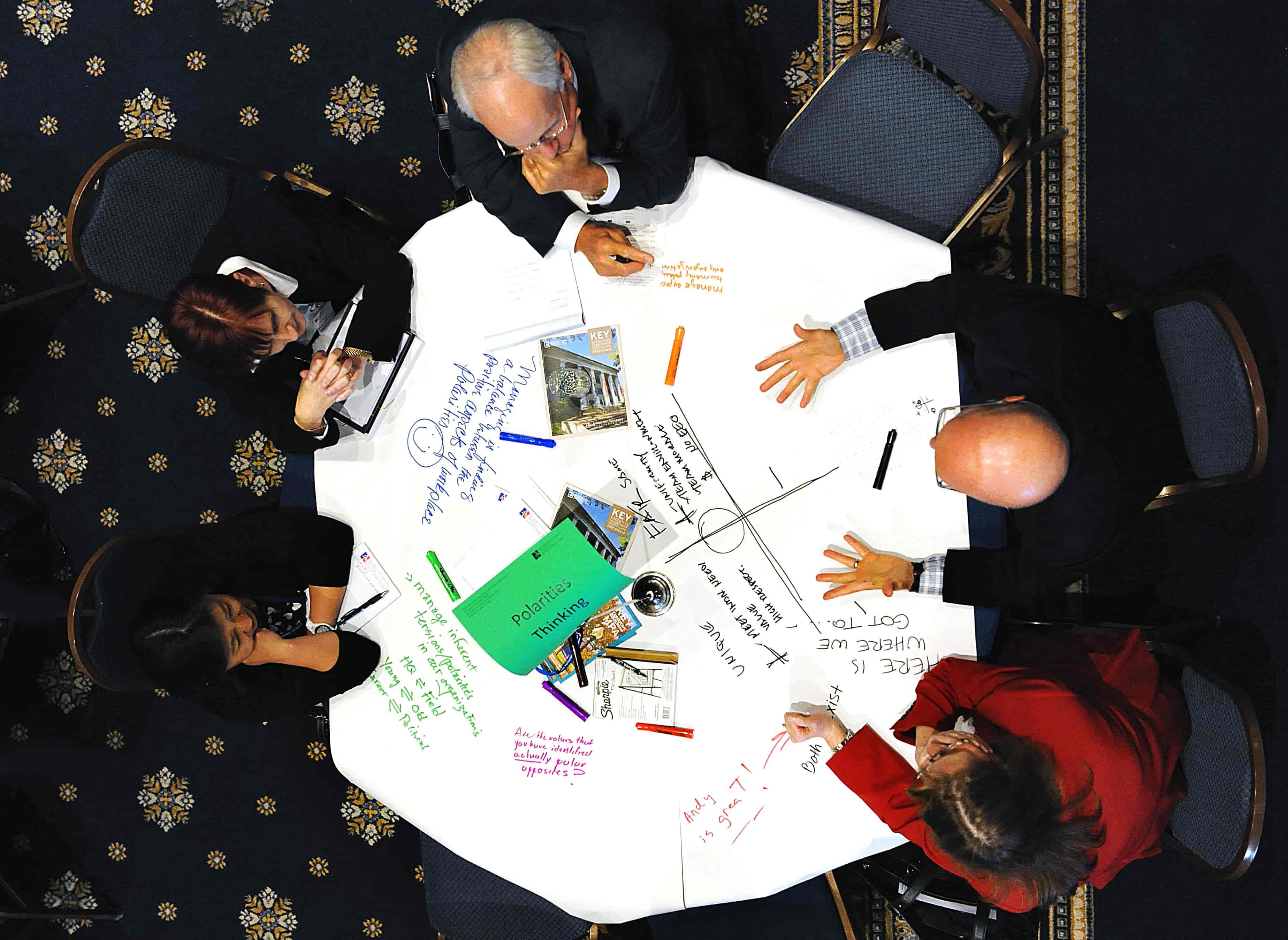 2015 Conference attendees in discussion group