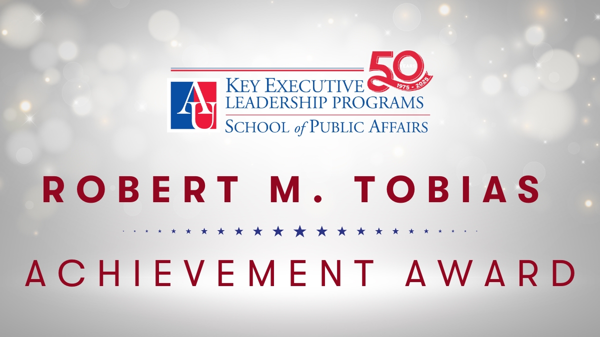 Robert M. Tobias Award