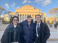 Students at cyber policy competition in New York