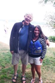 Jen and Jim ready to kayak