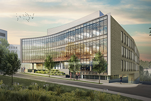 Rendering of new science building