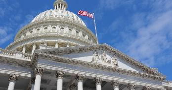 US Capitol on a sunny day