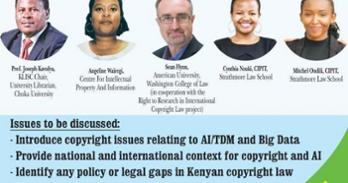 Prof. Sean Flynn to Speak at Webinar on AI, TDM and Big Data in Kenya