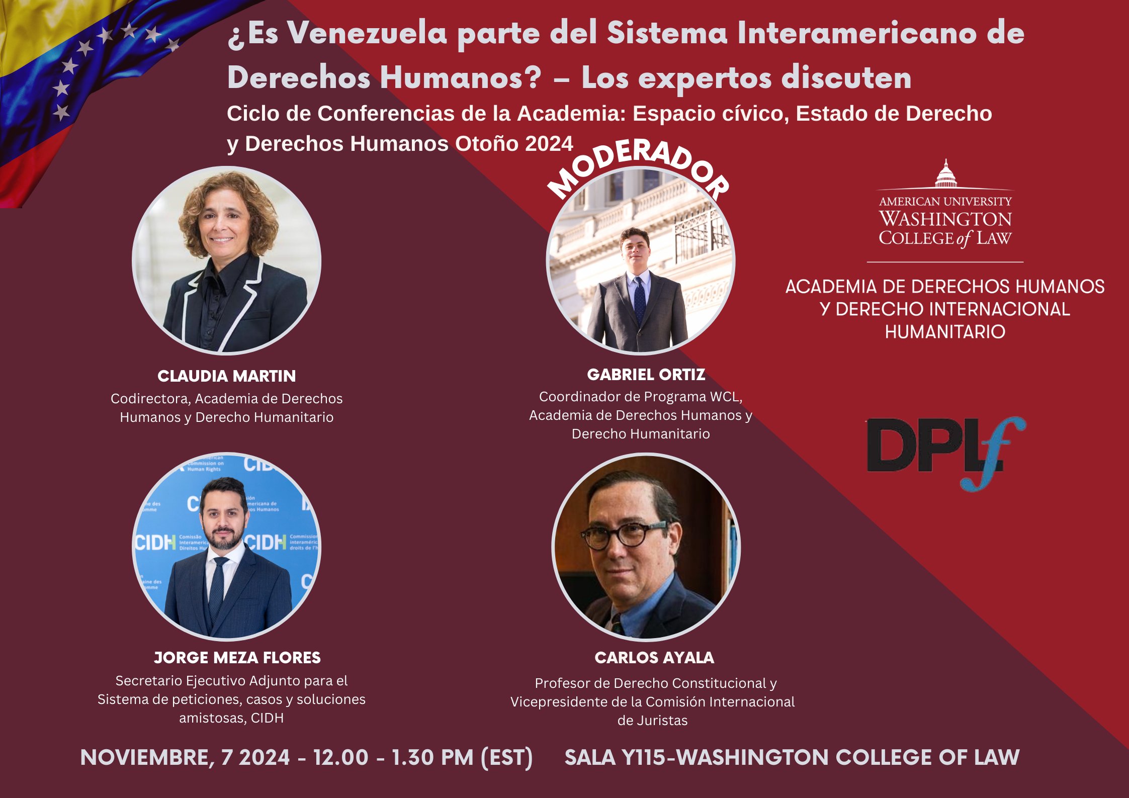 Cartel oficial de ¿Es Venezuela parte del Sistema Interamericano de Derechos Humanos?