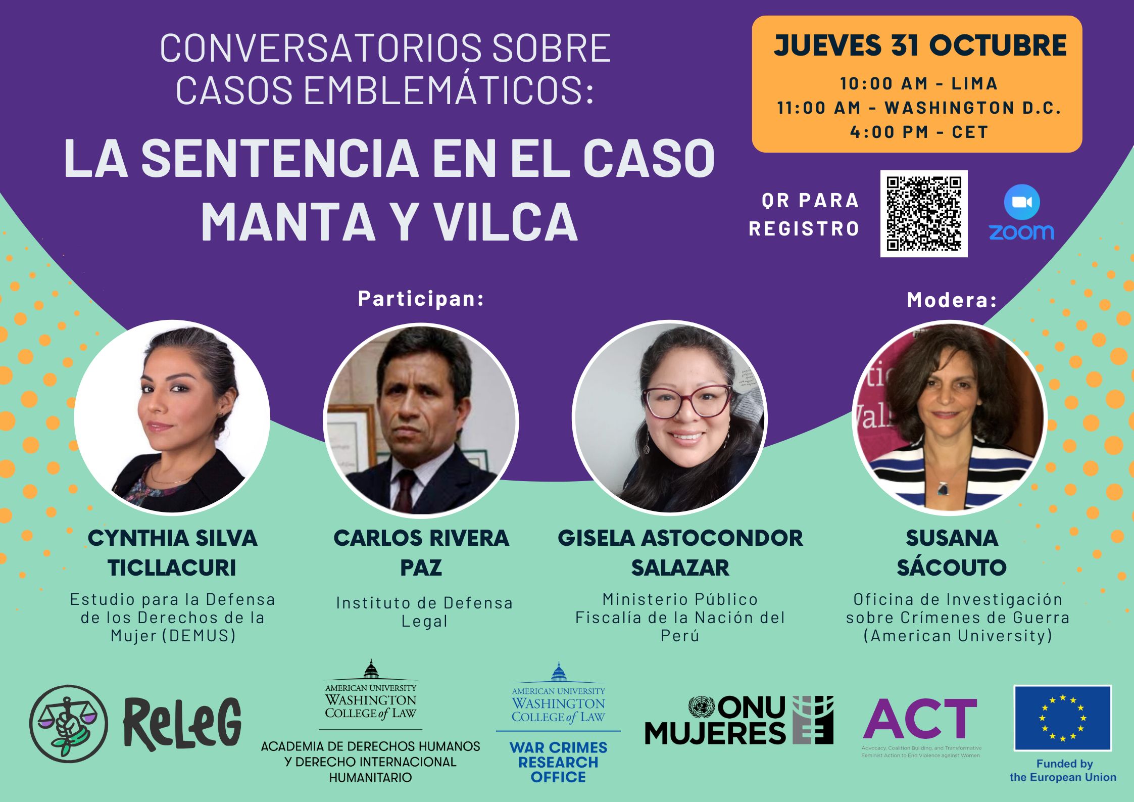 Conversatorios sobre Casos Emblemáticos: La Sentencia en el Caso Manta y Vilca