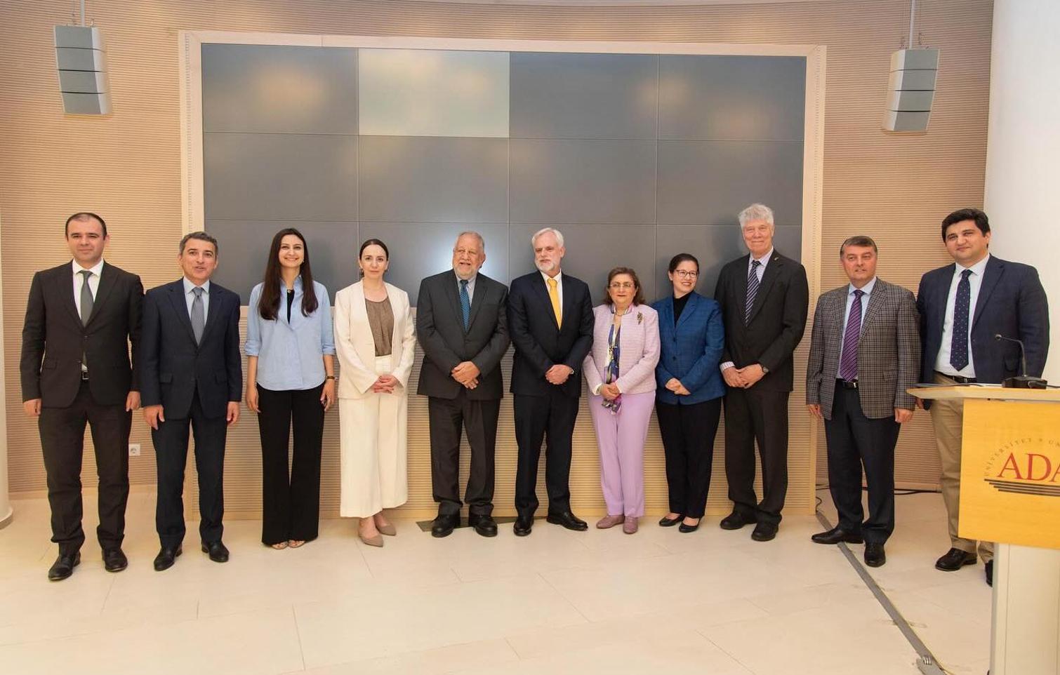 International and Comparative Law Faculty Members with Representatives from ADA University in Azerbaijan and U.S. Ambassador to Azerbaijan